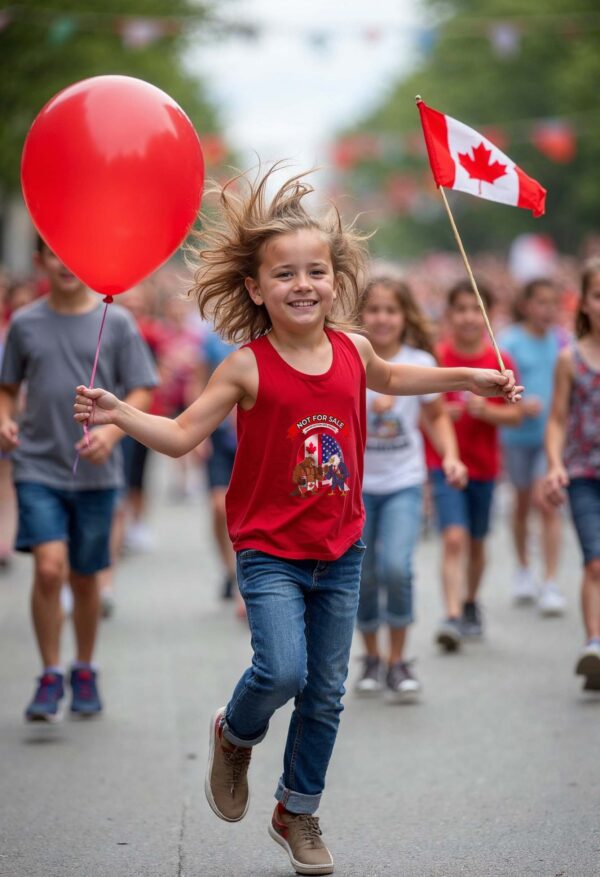 kids female Tank-Top_Red