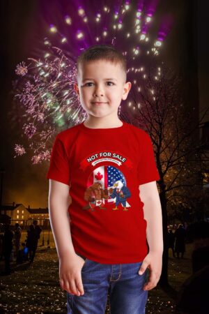 Kids male T-shirt Red