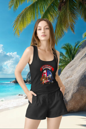 Womens Top-Tank Black